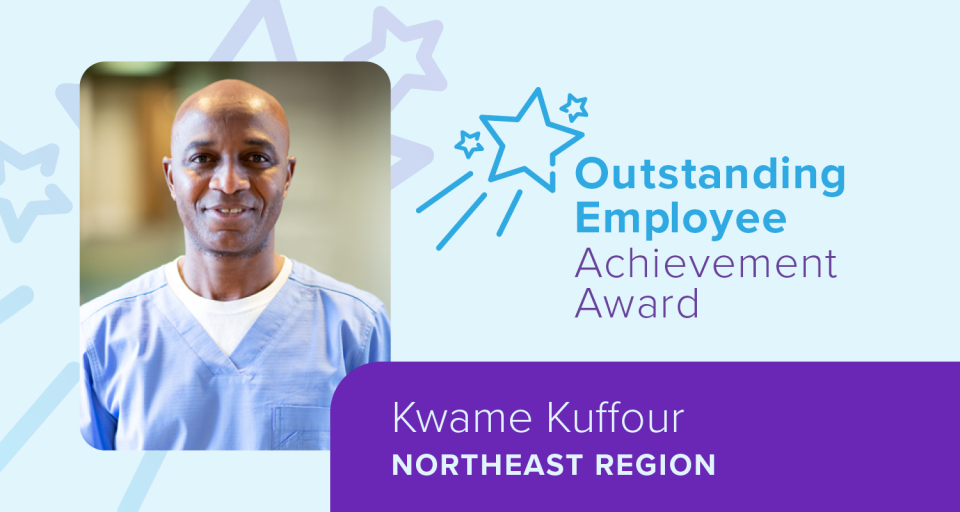Encompass Health OEAA Northeast winner Kwame Kuffour