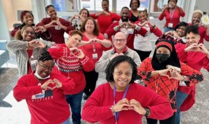 Encompass Health Henry employees Go Red