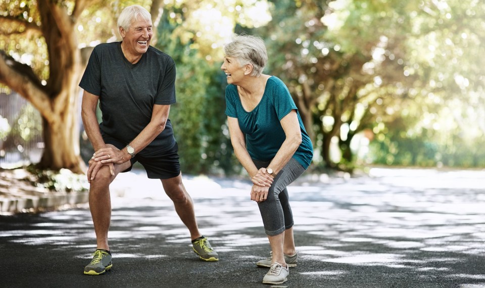Couple stretching to improve range of motion