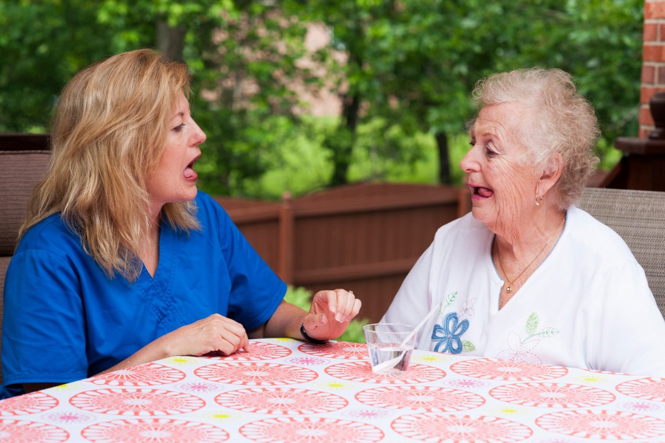 speech therapy with older adults