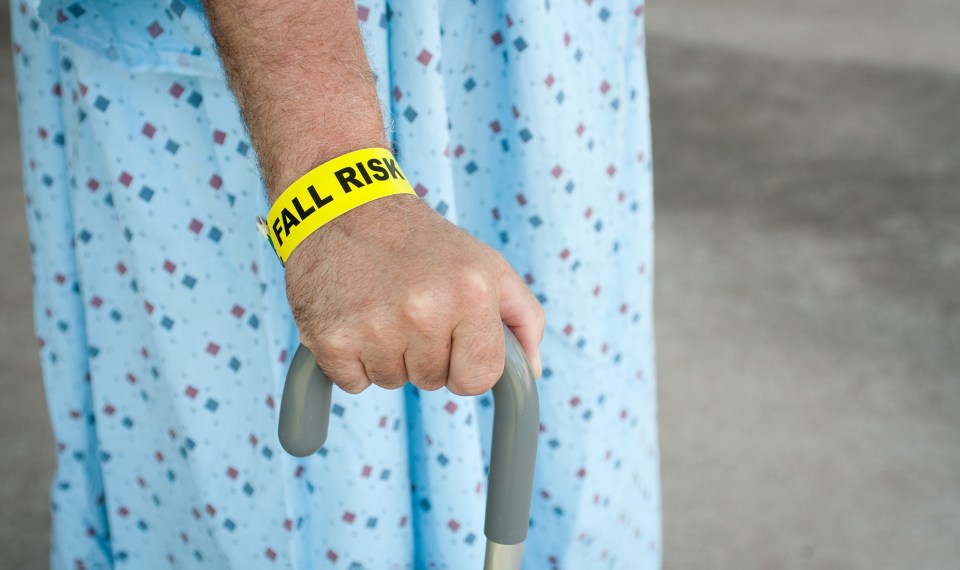 patient falls risk ID bracelet